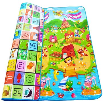 

Sun baby Hrací podložka oboustranná herní svět 200×170 cm