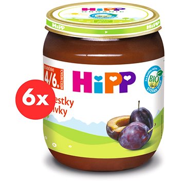 

HiPP BIO Švestky od uk. 4. měsíce, 6 × 125 g