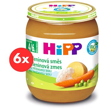 

HiPP BIO Zeleninová směs - 6× 125 g