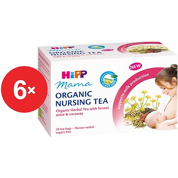 HiPP Mama BIO Čaj pro kojící matky - 6× 30 g - Kojící čaj