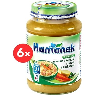 

HAMÁNEK Kuře se zeleninou a bramborem 8× 190 g