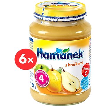 

HAMÁNEK s hruškami 6× 190 g