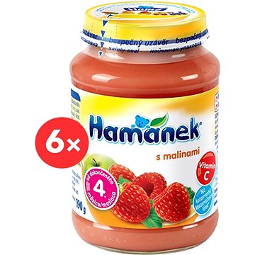 

HAMÁNEK s malinami 6× 190 g