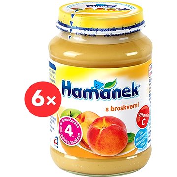 

HAMÁNEK s broskvemi 6× 190 g
