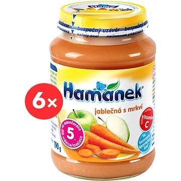 

HAMÁNEK s jablky a mrkví 6× 190 g