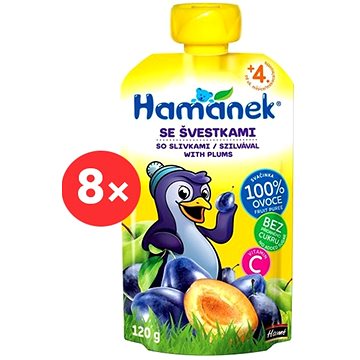 

HAMÁNEK švestka 8× 120 g