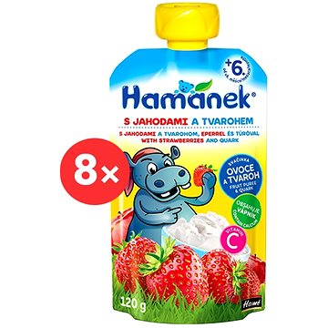 

HAMÁNEK jahoda a tvaroh 8× 120 g