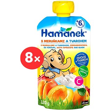 

HAMÁNEK meruňka a tvaroh 8× 120 g