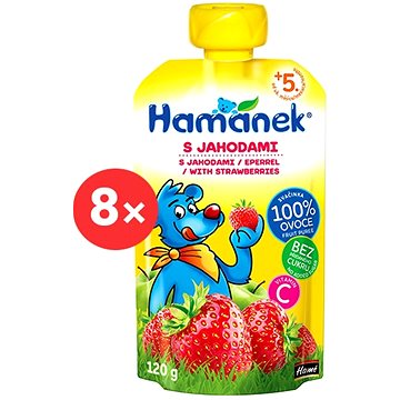 

HAMÁNEK jahoda 8× 120 g