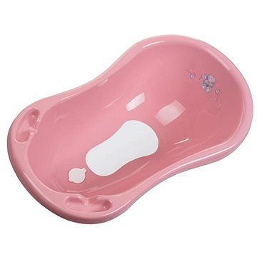 

MALTEX vanička s ventilem medvídek 84 cm, růžová