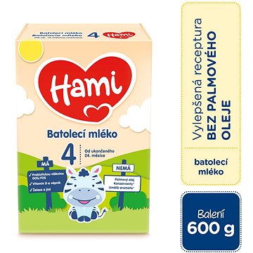 

Hami 4 Batolecí mléko 24m+ 600 g