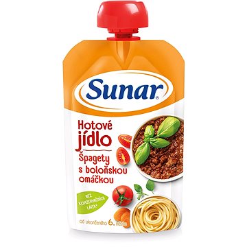 

Sunar příkrm špagety s boloňskou omáčkou 120 g