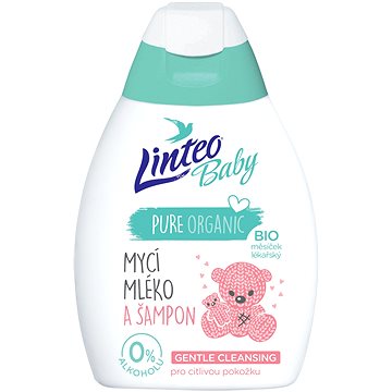 

LINTEO BABY Mycí mléko a šampon s BIO měsíčkem lékařským 250 ml