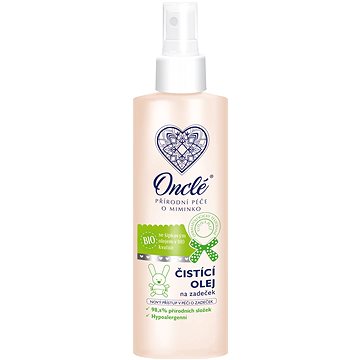 

ONCLÉ Čistící olej na zadeček s BIO šípkovým olejem 200 ml
