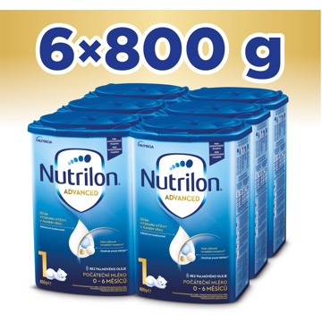 

Nutrilon 1 Advanced počáteční kojenecké mléko 6× 800 g, 0+