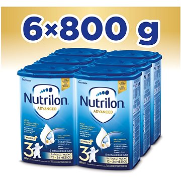 

Nutrilon 3 Advanced Vanilla batolecí mléko 6× 800 g, 12+