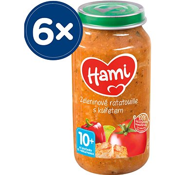 

Hami Zeleninové ratatouille s kuřetem 6× 250 g