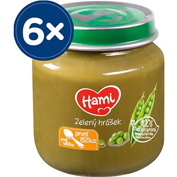 

Hami První lžička Zelený hrášek 6× 125 g