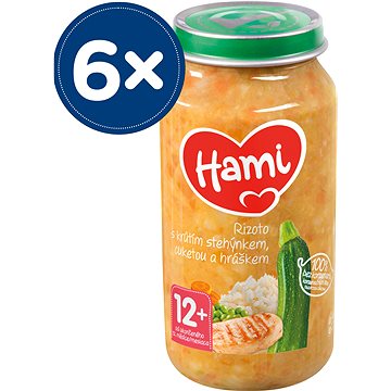 

Hami Rizoto s krůtím stehýnkem, cuketou a hráškem 6× 250 g