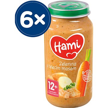 

Hami Zelenina s telecím masem 6× 250 g