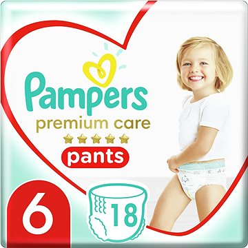PAMPERS Premium Pants Carry Pack vel. 6 (18 ks) - Plenkové kalhotky