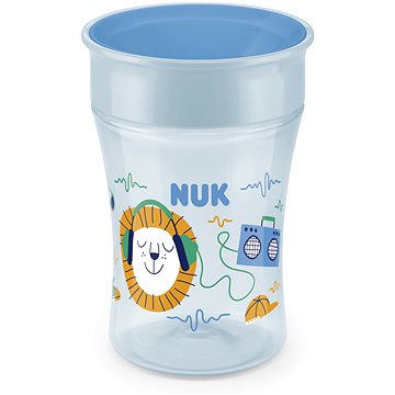 

NUK hrnek Magic Cup s víčkem 230 ml - modrá, mix motivů