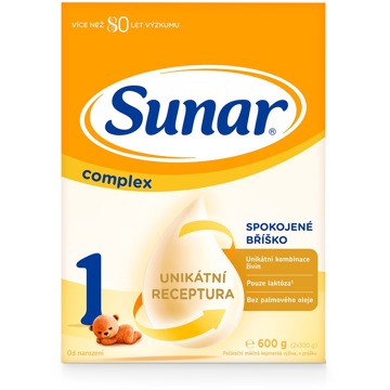 

Sunar Complex 1 počáteční kojenecké mléko 600 g