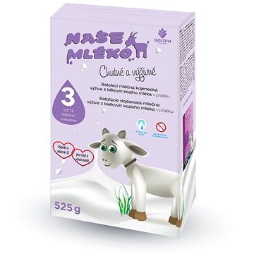

GOLDIM Naše Mléko 3, 525 g