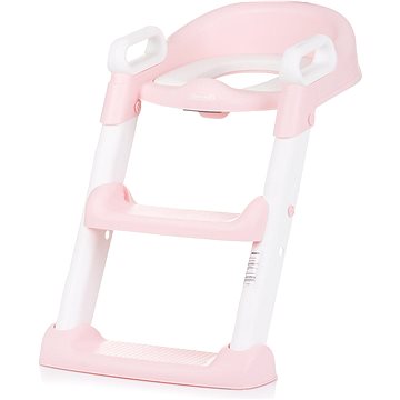

CHIPOLINO Záchodové prkénko se žebříkem Skippy Pink