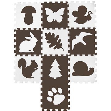 

EVA Puzzle podložka Lesní přátelé 32 × 32 × 1 cm (10 ks)