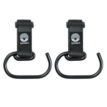 

Dooky Buggy Hook Háčky large 2 ks black