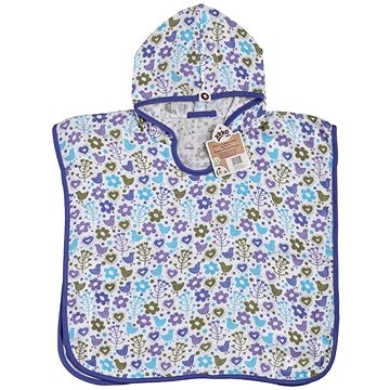 

XKKO BMB Bambusové mušelínové pončo Flowers&Birds Boys Vel. 1 (1-2 roky)