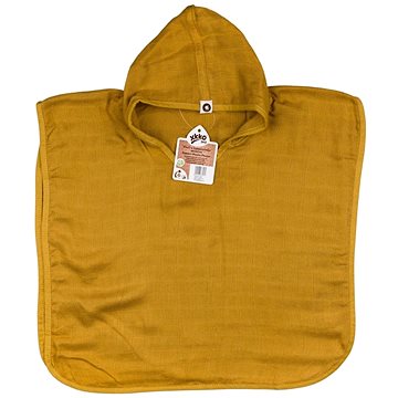

XKKO BMB Bambusové mušelínové pončo Colours Honey Mustard Vel. 1 (1-2 roky)