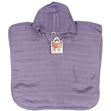 

XKKO BMB Bambusové mušelínové pončo Colours Lavender Aura Vel. 1 (1-2 roky)