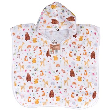 

XKKO BMB Bambusové mušelínové pončo Digi Wild Forest Vel. 2 (2-3 roky)