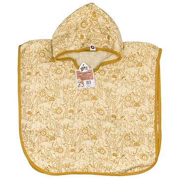 

XKKO BMB Bambusové mušelínové pončo Safari Honey Mustard Vel. 2 (2-3 roky)