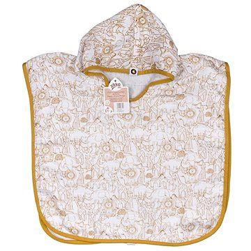 

XKKO BMB Bambusové mušelínové pončo Safari W/Honey Mustard Vel. 1 (1-2 roky)