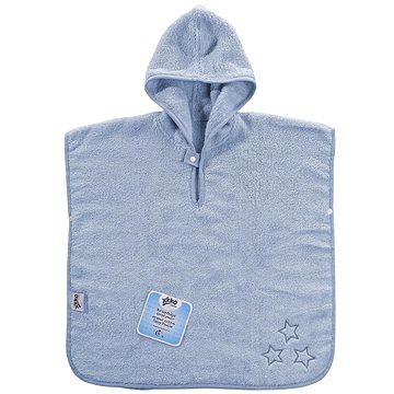 

XKKO Bio bavlněné froté pončo Organic Baby Blue Stars (1,5 - 4 roky)