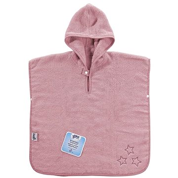 

XKKO Bio bavlněné froté pončo Organic Baby Pink Stars (1,5 - 4 roky)