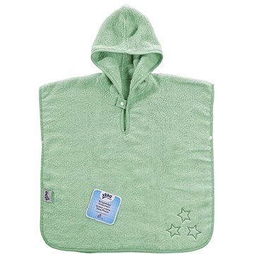 

XKKO Bio bavlněné froté pončo Organic Mint Stars (1,5 - 4 roky)