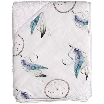 

XKKO BMB Bambusová froté osuška s kapucí 90 × 90 Dream Catcher