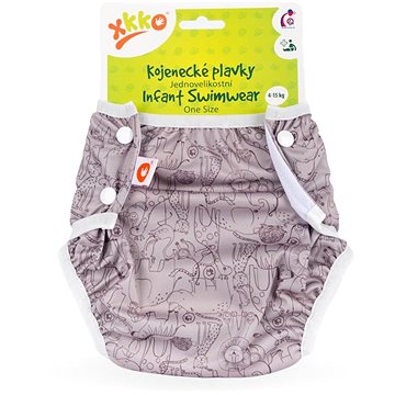 

XKKO Jednovelikostní kojenecké plavky Safari Atmosphere