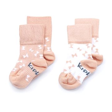 

KipKep Dětské Stay-on-Socks 0-6 m 2 páry Party Pink