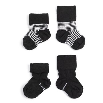 

KipKep Dětské Stay-on-Socks 6-12 m 2 páry Black Stripes
