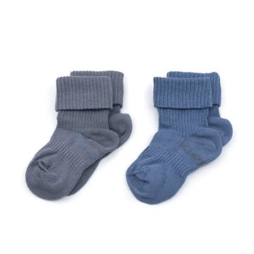 

KipKep Dětské Stay-on-Socks 6-12 m 2 páry Denim Blue