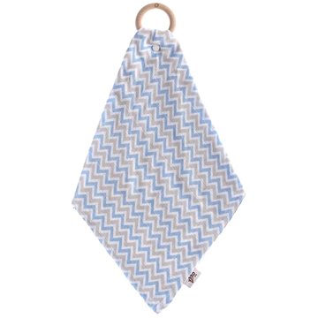 

XKKO Kousátko BMB s plenkou - Chevron Baby Blue