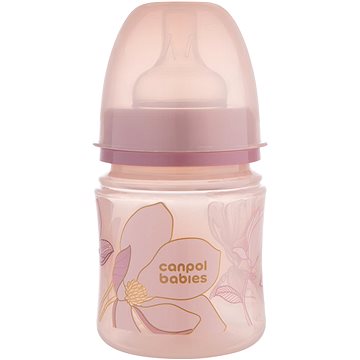

Canpol babies Antikoliková láhev EasyStart Gold 120 ml růžová