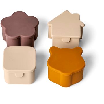 

Citron Silikonové organizéry na potraviny Beige/Plum/Caramel