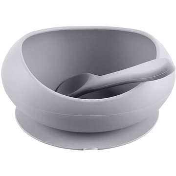 

Zopa Miska se zvýšenými okraji a přísavkou Dove Grey