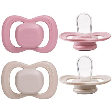 

B.Box Dudlíky silikonové 0-6m 2 ks berry/blush